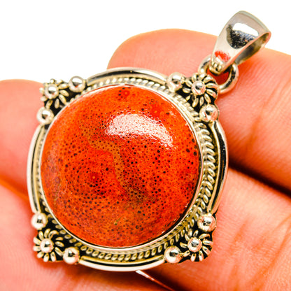 Sponge Coral Pendants handcrafted by Ana Silver Co - PD9905