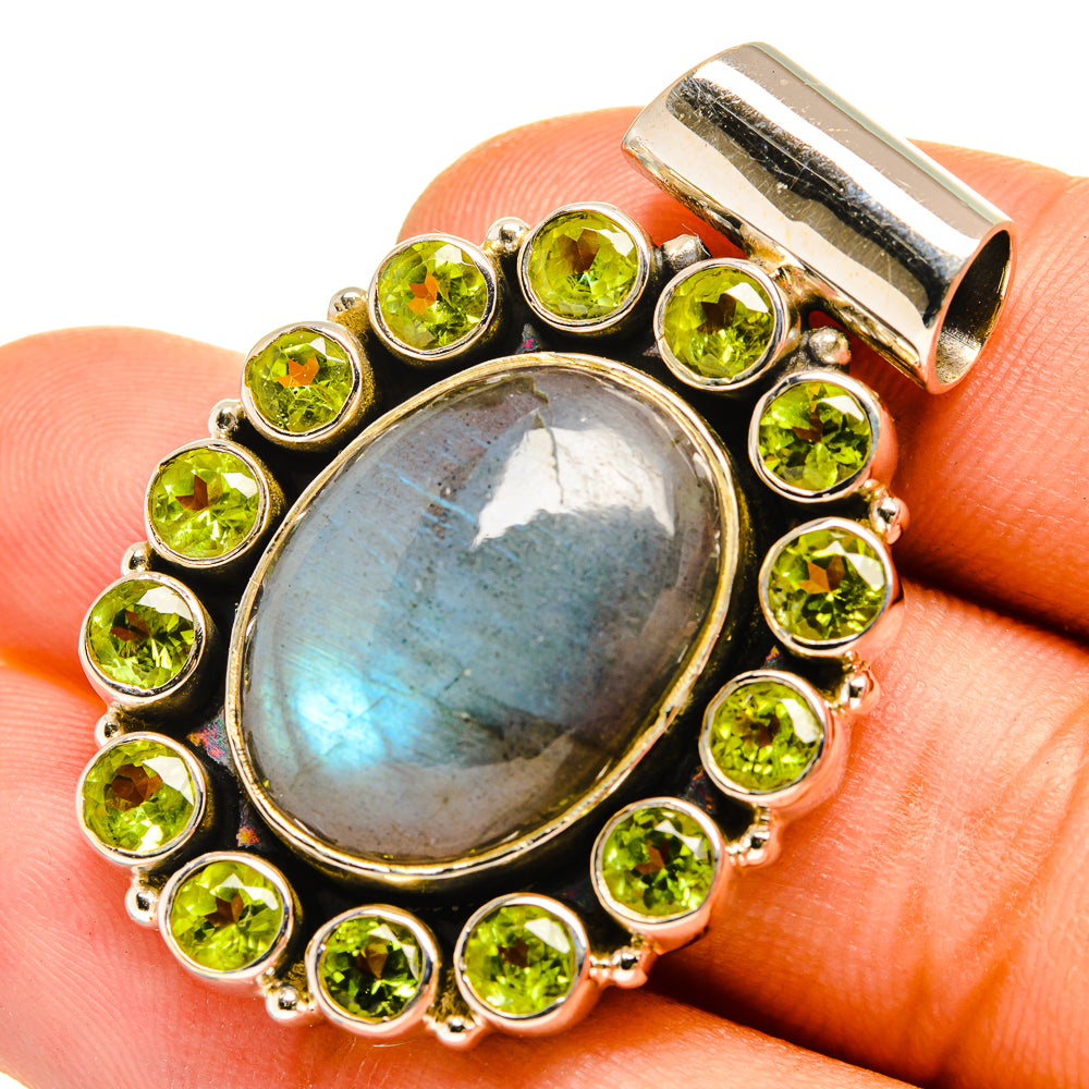 Labradorite Pendants handcrafted by Ana Silver Co - PD9913