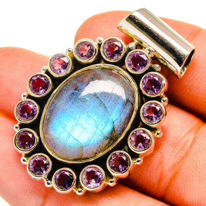 Labradorite Pendants handcrafted by Ana Silver Co - PD9914