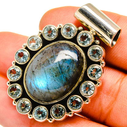 Labradorite Pendants handcrafted by Ana Silver Co - PD9916