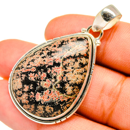 Fireworks Obsidian Pendants handcrafted by Ana Silver Co - PD9920