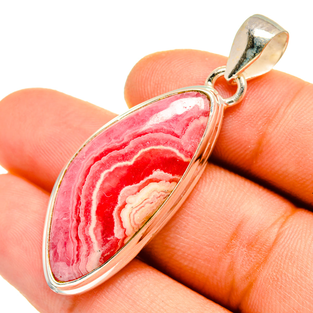 Rhodochrosite Pendants handcrafted by Ana Silver Co - PD9922