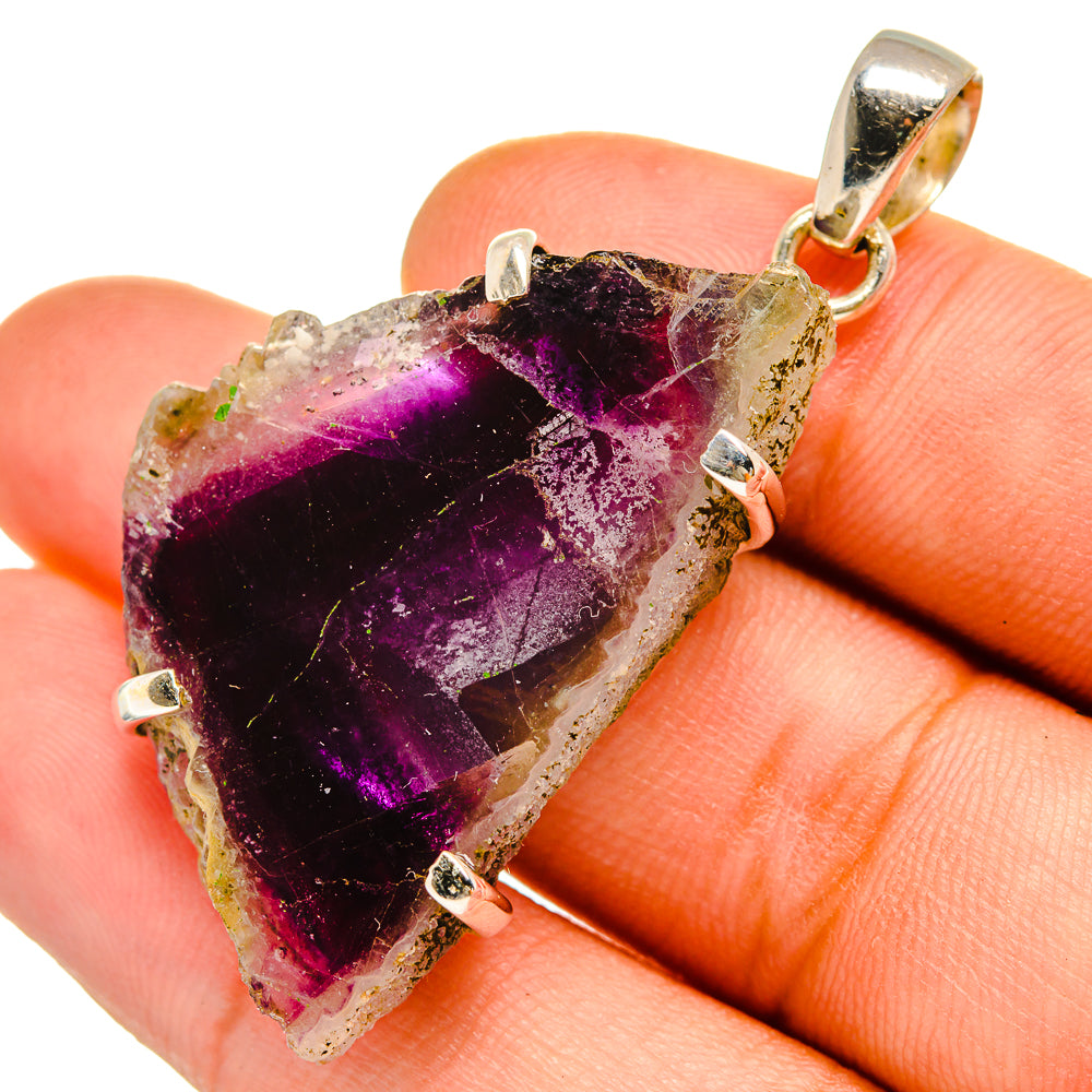 Fluorite Pendants handcrafted by Ana Silver Co - PD9925
