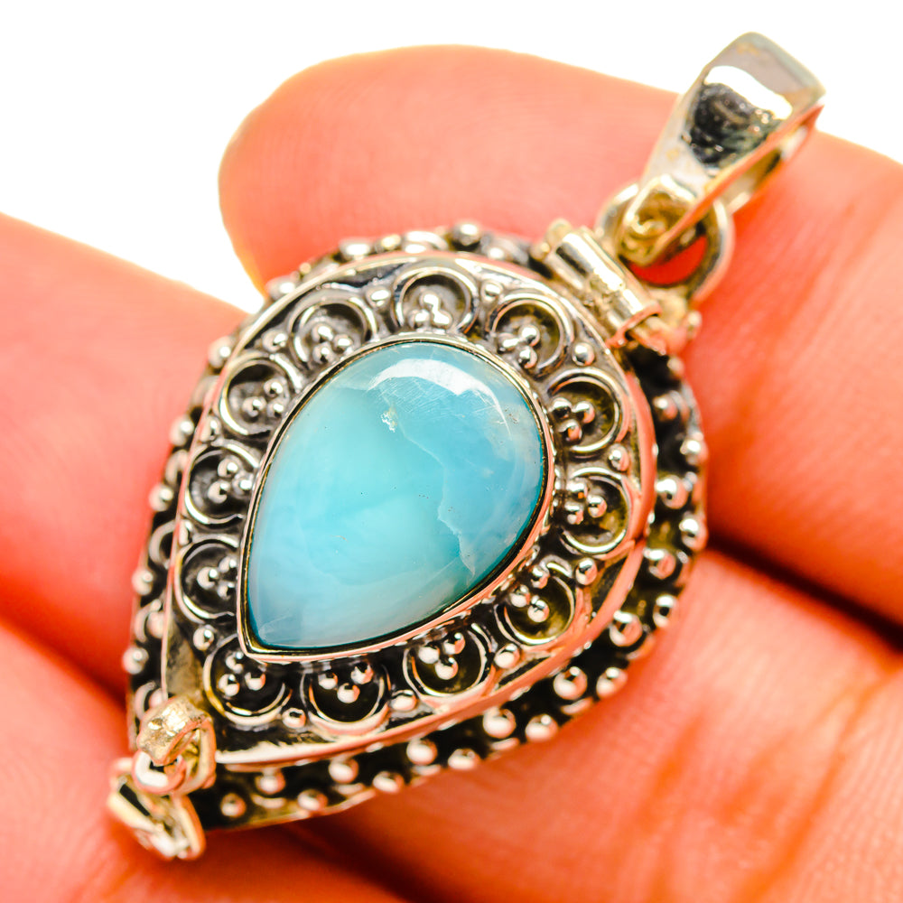Larimar Pendants handcrafted by Ana Silver Co - PD9933