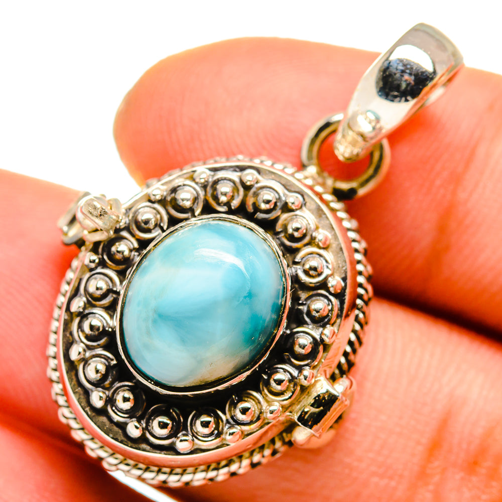Larimar Pendants handcrafted by Ana Silver Co - PD9936