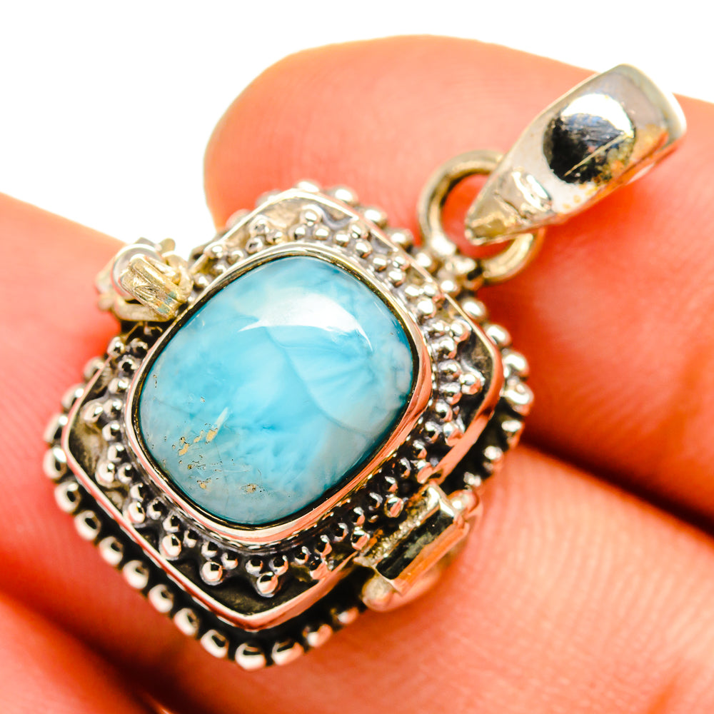 Larimar Pendants handcrafted by Ana Silver Co - PD9938