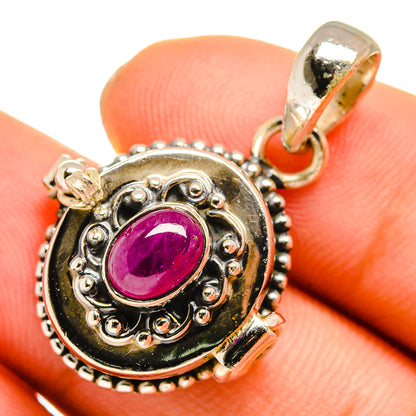 Ruby Pendants handcrafted by Ana Silver Co - PD9944
