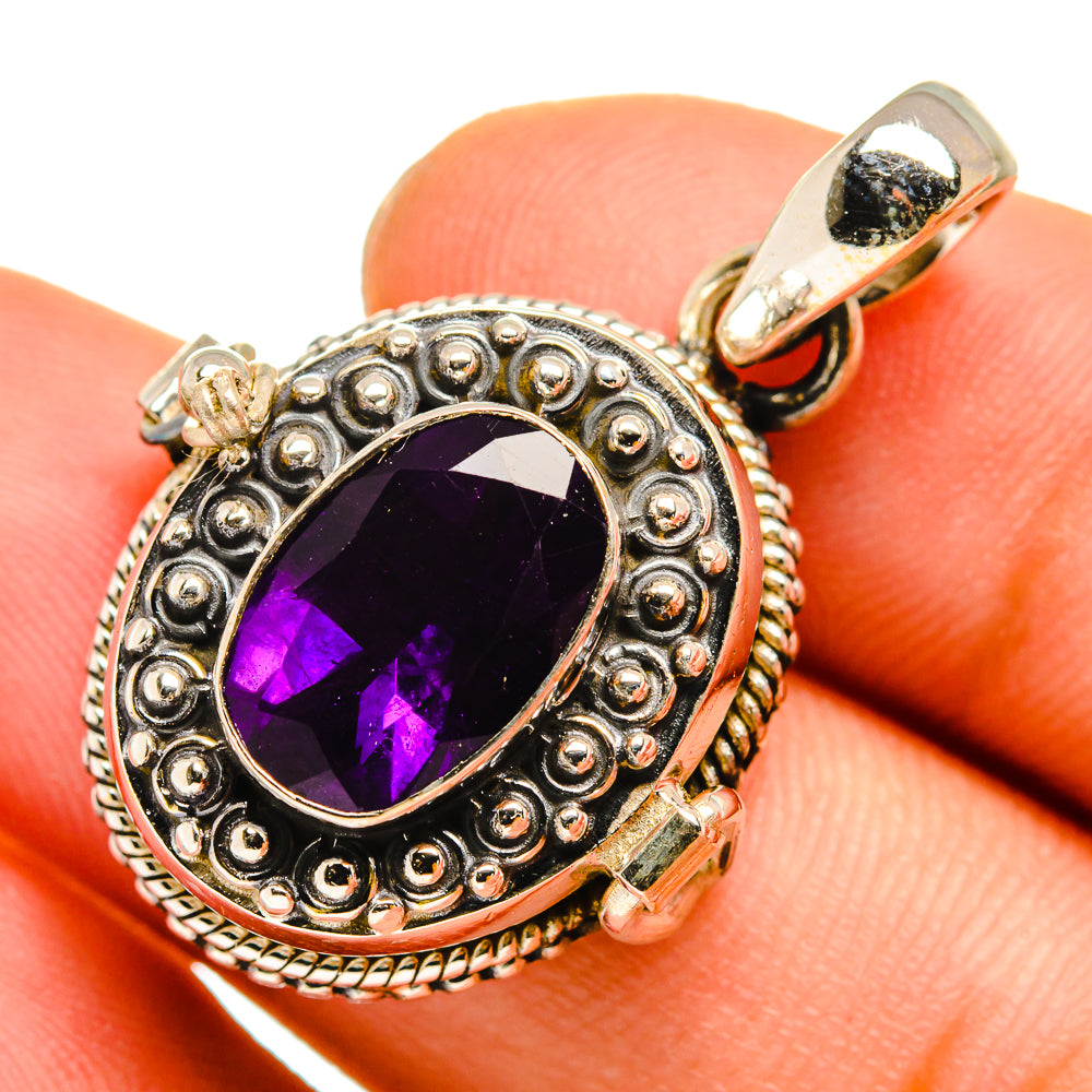 Amethyst Pendants handcrafted by Ana Silver Co - PD9946