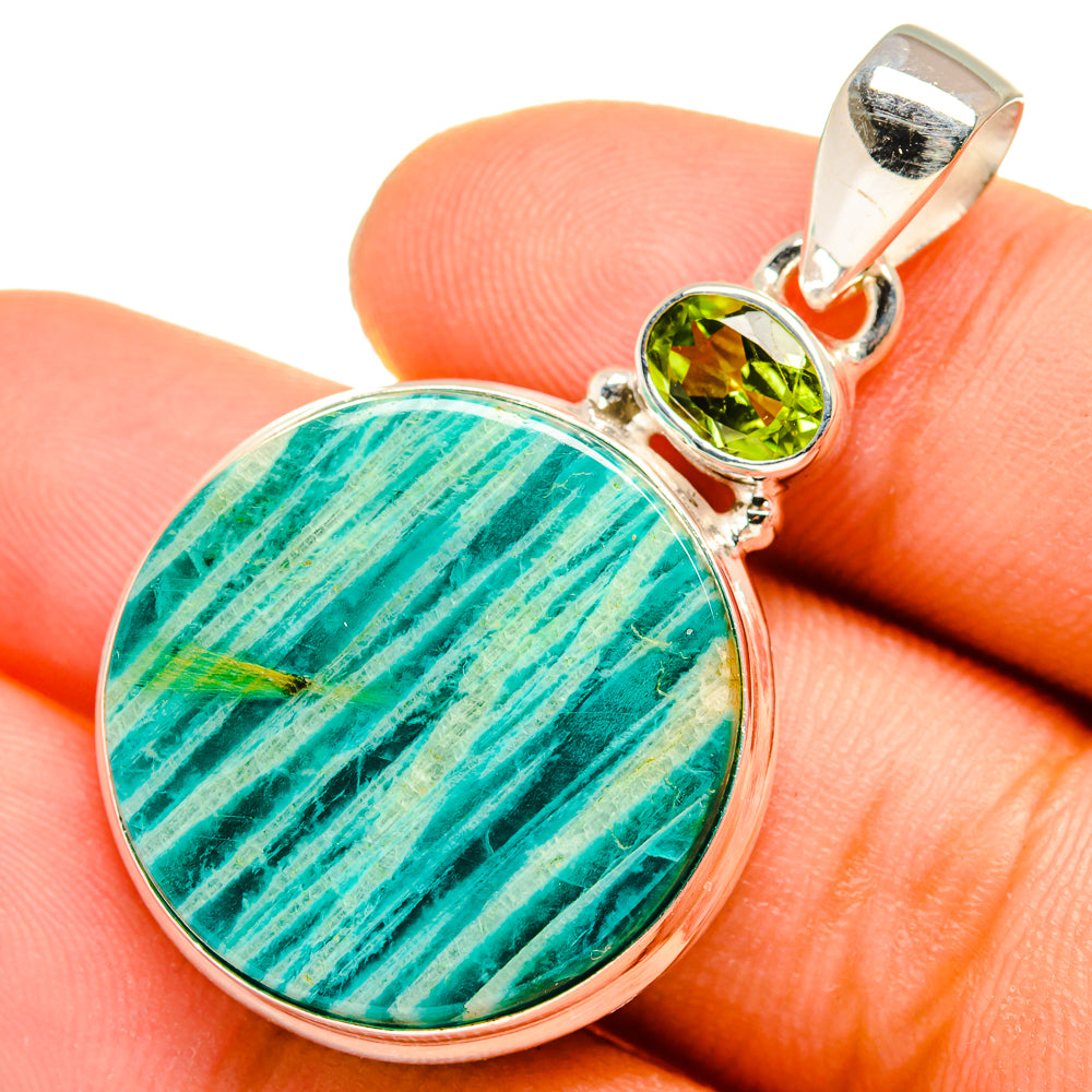 Amazonite Pendants handcrafted by Ana Silver Co - PD9953