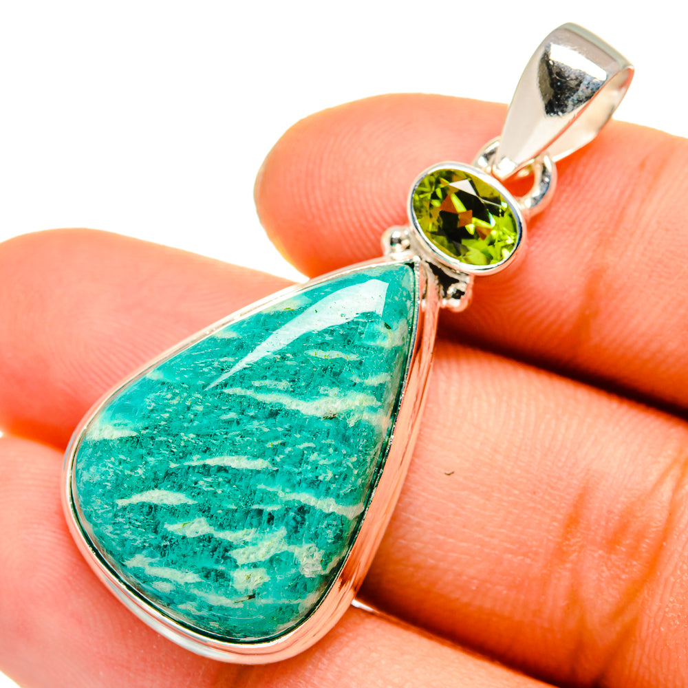 Amazonite Pendants handcrafted by Ana Silver Co - PD9954