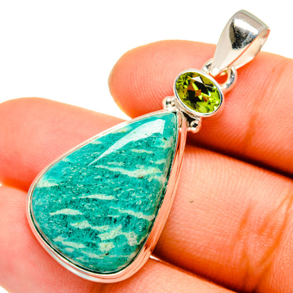 Amazonite Pendants handcrafted by Ana Silver Co - PD9954
