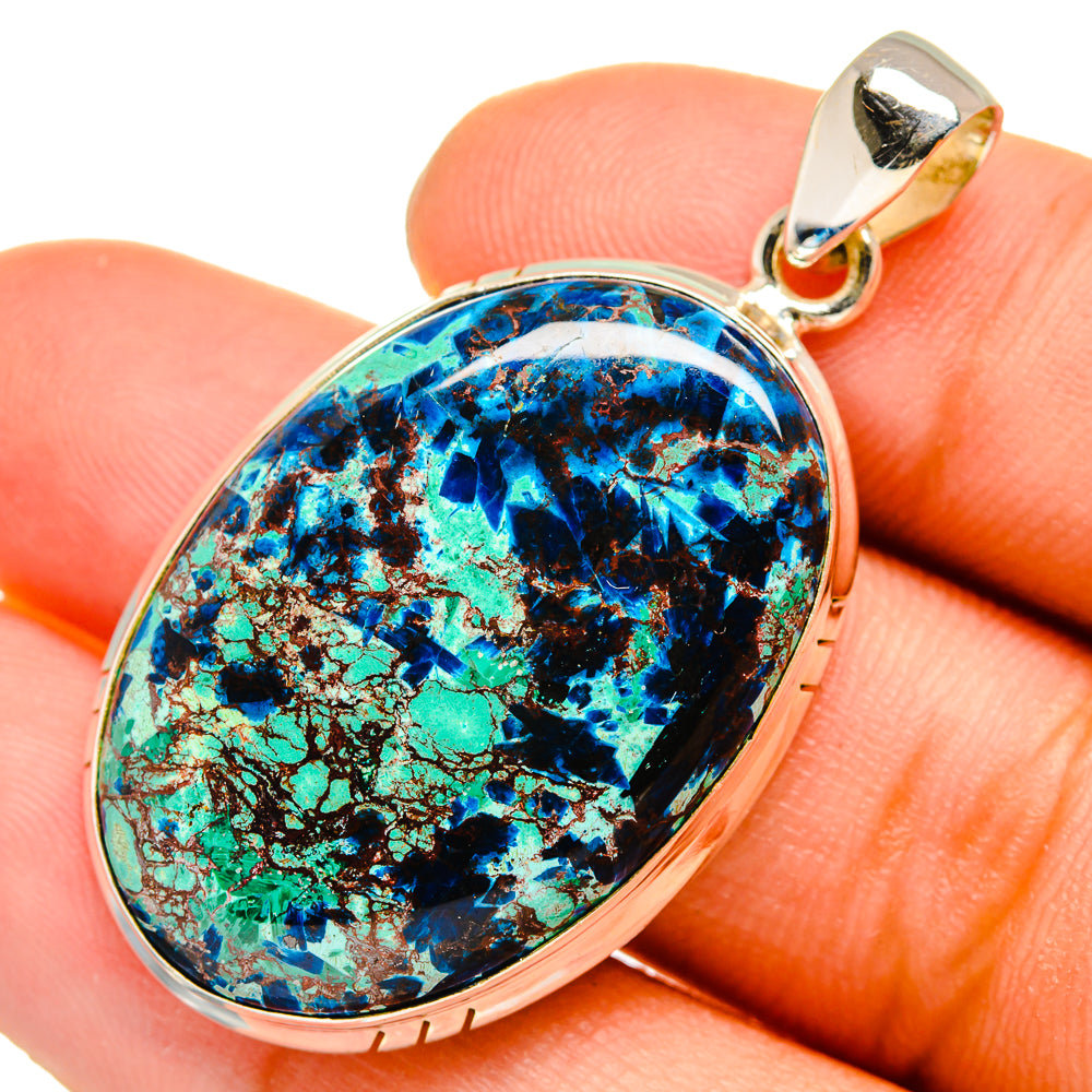Shattuckite Pendants handcrafted by Ana Silver Co - PD9957