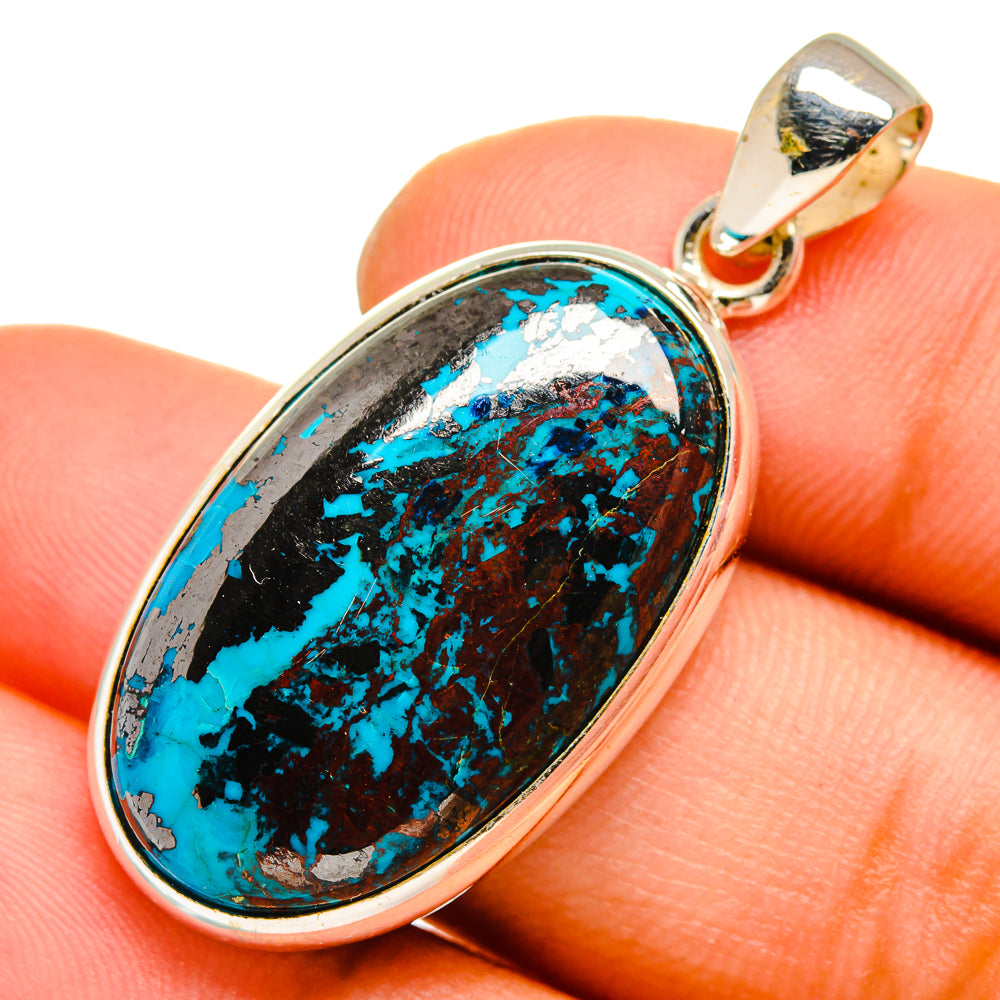 Shattuckite Pendants handcrafted by Ana Silver Co - PD9959
