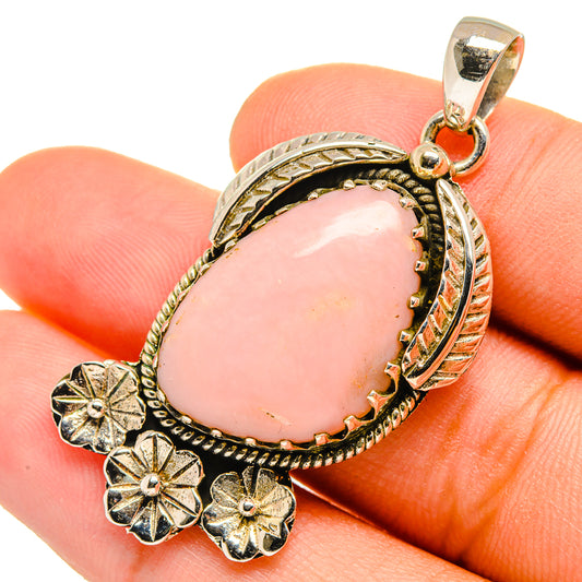 Pink Opal Pendants handcrafted by Ana Silver Co - PD9969