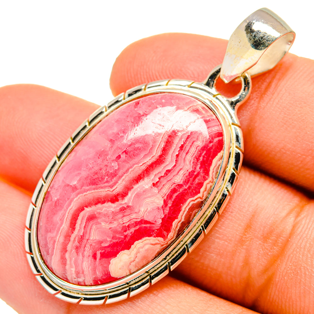 Rhodochrosite Pendants handcrafted by Ana Silver Co - PD9971