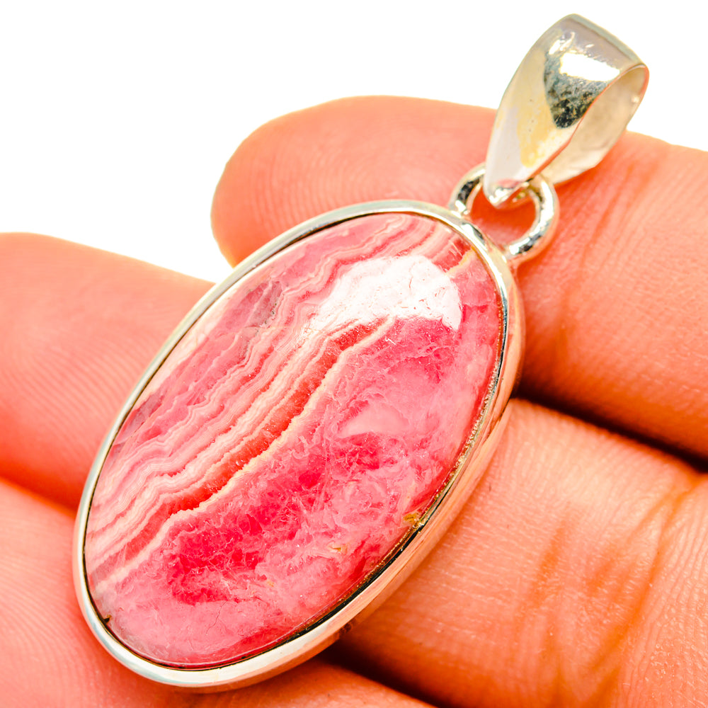 Rhodochrosite Pendants handcrafted by Ana Silver Co - PD9974