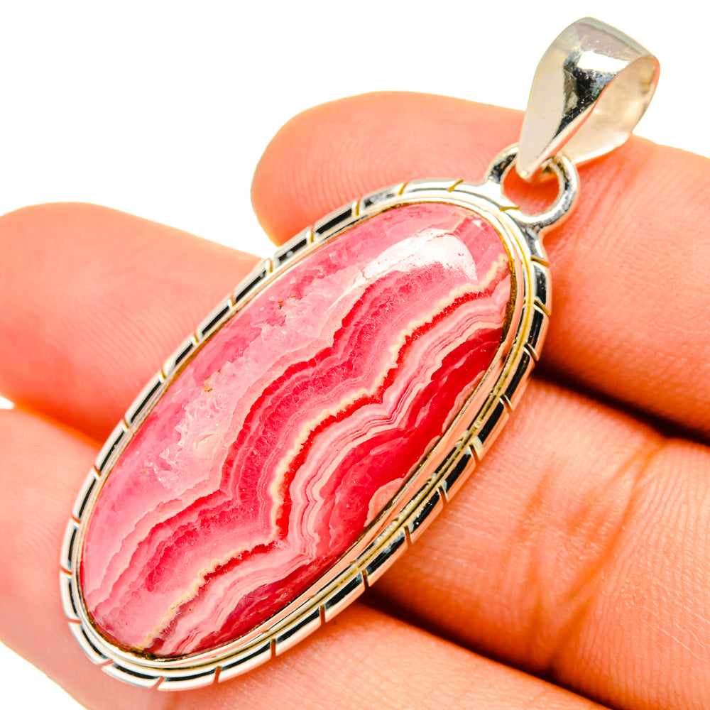 Rhodochrosite Pendants handcrafted by Ana Silver Co - PD9976