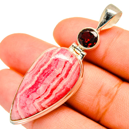 Rhodochrosite Pendants handcrafted by Ana Silver Co - PD9977