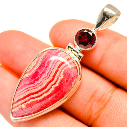 Rhodochrosite Pendants handcrafted by Ana Silver Co - PD9978