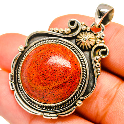 Sponge Coral Pendants handcrafted by Ana Silver Co - PD9983