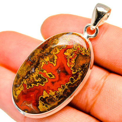 Moroccan Agate Pendants handcrafted by Ana Silver Co - PD9985