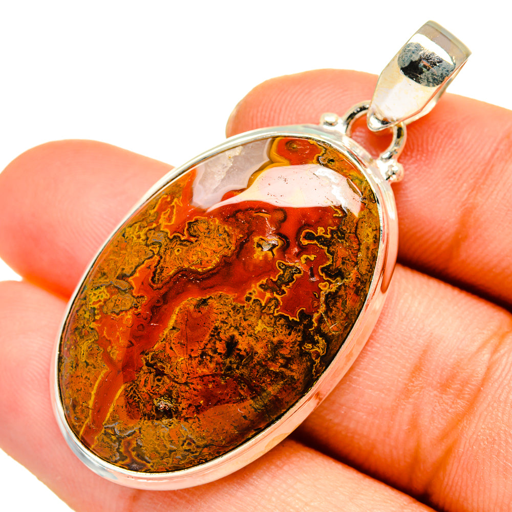 Moroccan Agate Pendants handcrafted by Ana Silver Co - PD9986