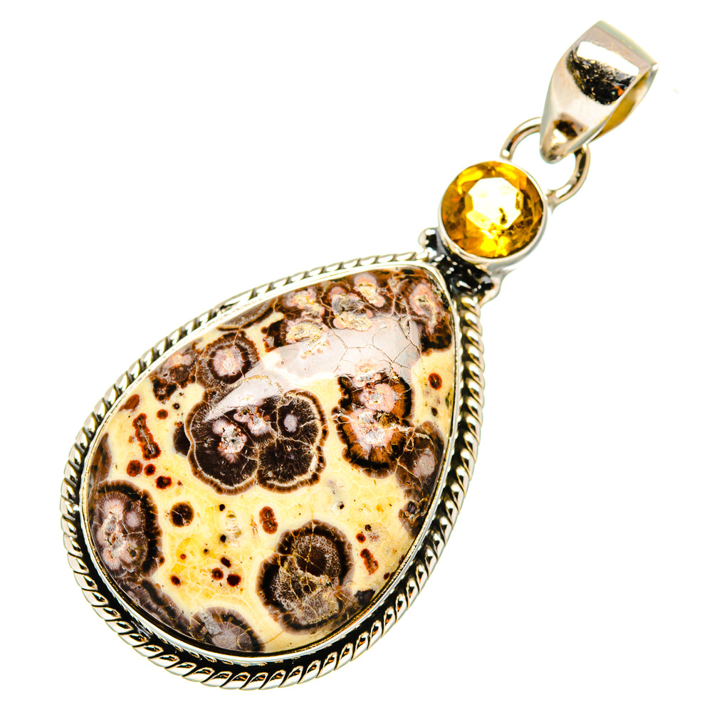 Poppy Jasper Pendants handcrafted by Ana Silver Co - PD10002