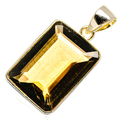 Smoky Quartz Pendants handcrafted by Ana Silver Co - PD10011