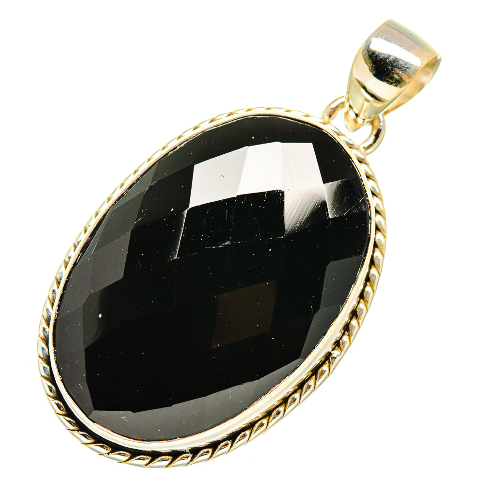 Black Onyx Pendants handcrafted by Ana Silver Co - PD10012
