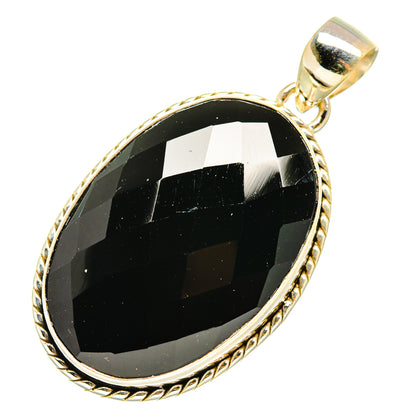 Black Onyx Pendants handcrafted by Ana Silver Co - PD10012