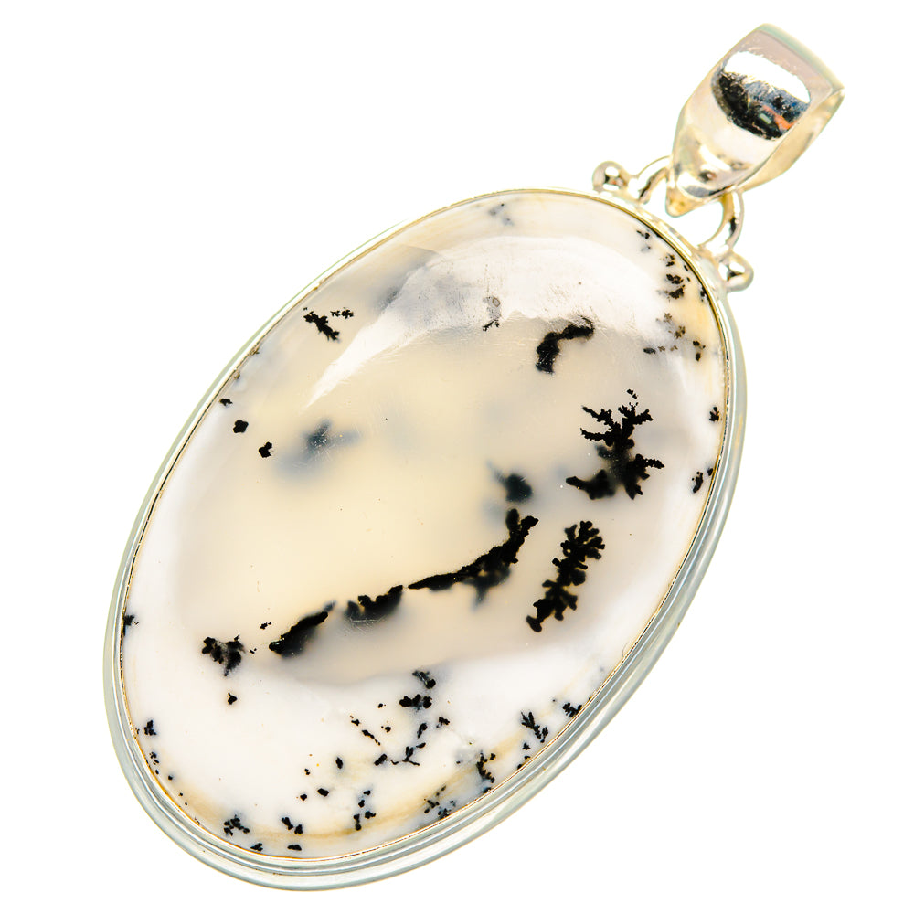 Dendritic Opal Pendants handcrafted by Ana Silver Co - PD10015