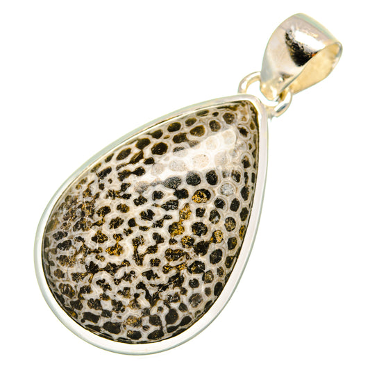 Stingray Coral Pendants handcrafted by Ana Silver Co - PD10032