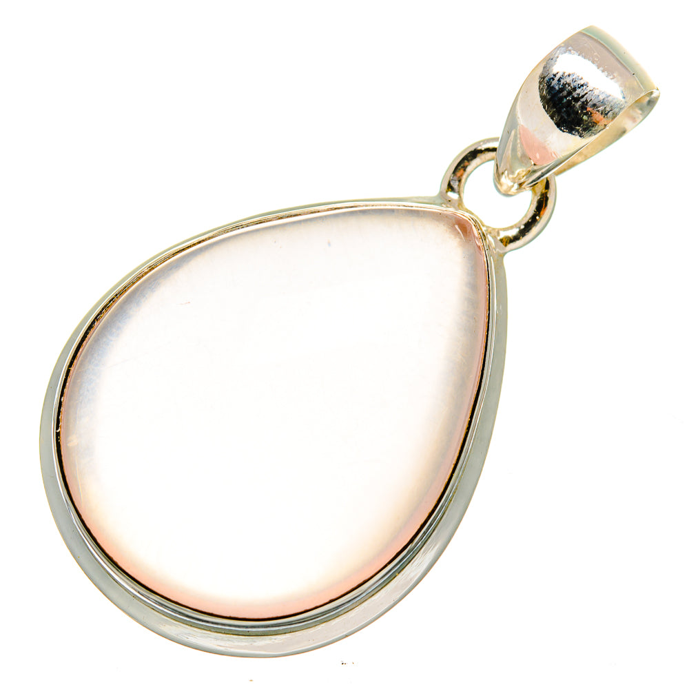 Rose Quartz Pendants handcrafted by Ana Silver Co - PD10062