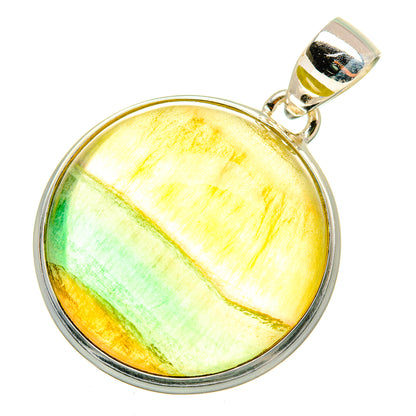 Green Fluorite Pendants handcrafted by Ana Silver Co - PD10073