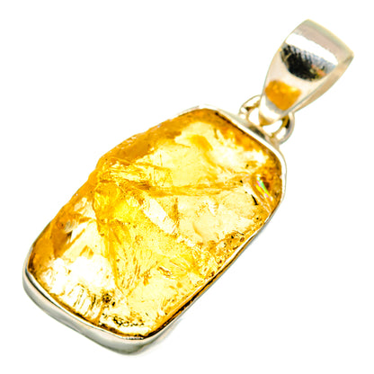Citrine Pendants handcrafted by Ana Silver Co - PD10075