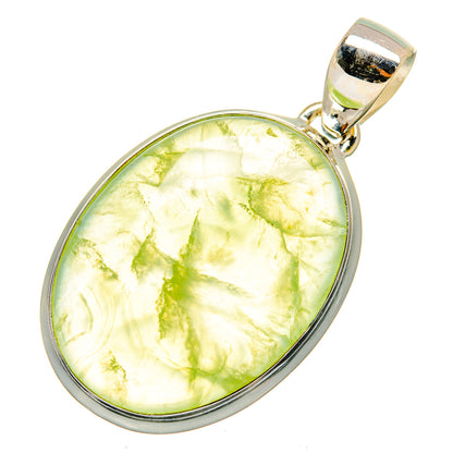 Prehnite Pendants handcrafted by Ana Silver Co - PD10079