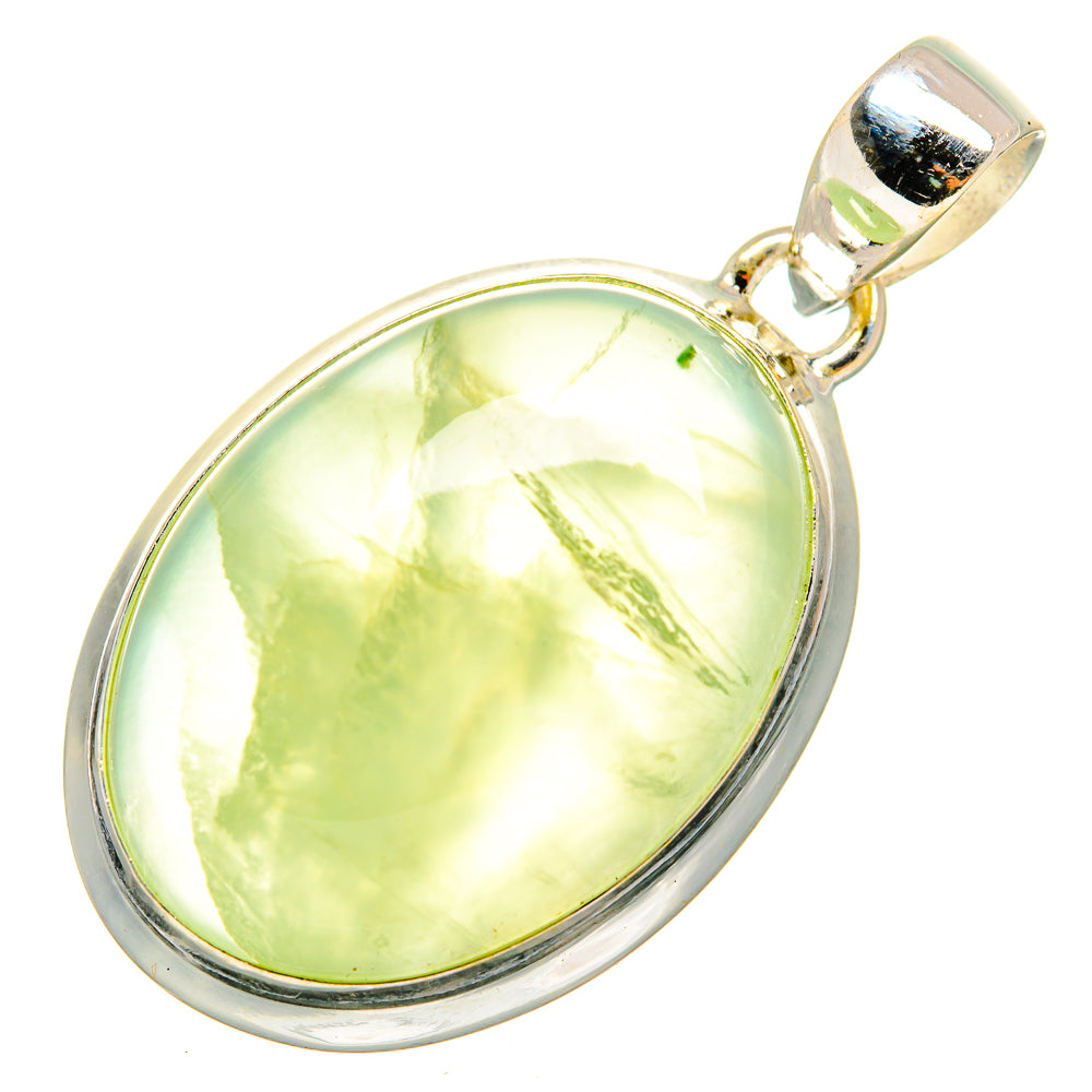 Prehnite Pendants handcrafted by Ana Silver Co - PD10080