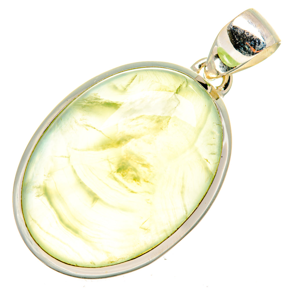 Prehnite Pendants handcrafted by Ana Silver Co - PD10082