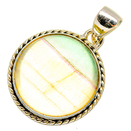 Green Fluorite Pendants handcrafted by Ana Silver Co - PD10083