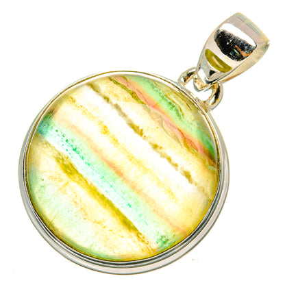 Green Fluorite Pendants handcrafted by Ana Silver Co - PD10085