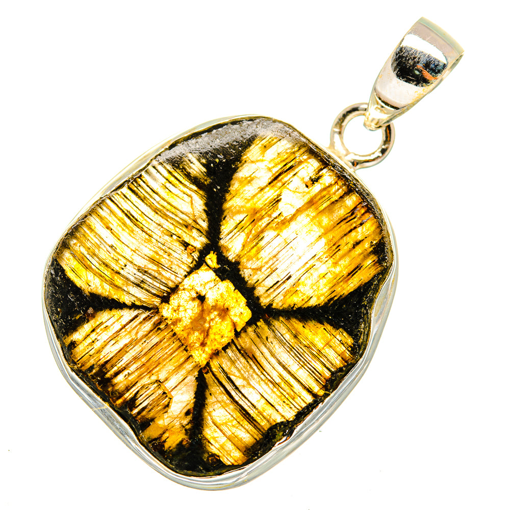 Chiastolite Pendants handcrafted by Ana Silver Co - PD10092