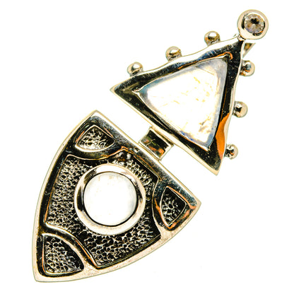 Rainbow Moonstone Pendants handcrafted by Ana Silver Co - PD10111