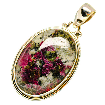 Russian Eudialyte Pendants handcrafted by Ana Silver Co - PD10117