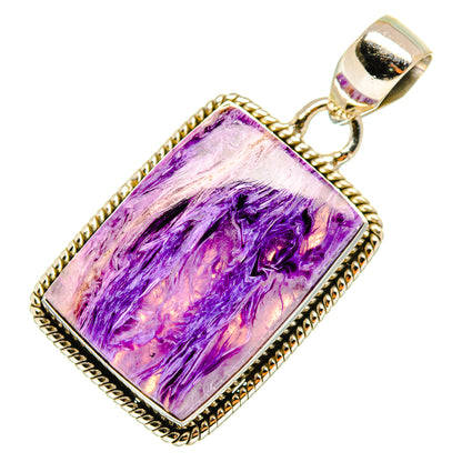 Charoite Pendants handcrafted by Ana Silver Co - PD10125