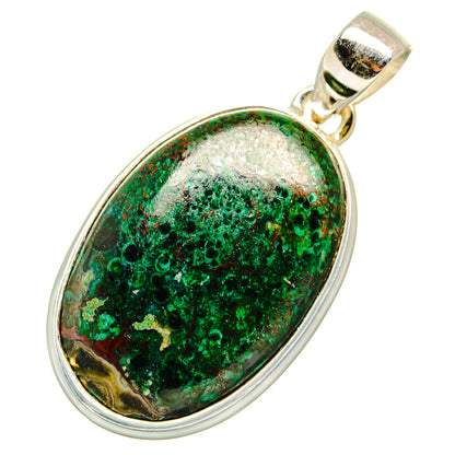 Chrysocolla Pendants handcrafted by Ana Silver Co - PD10131