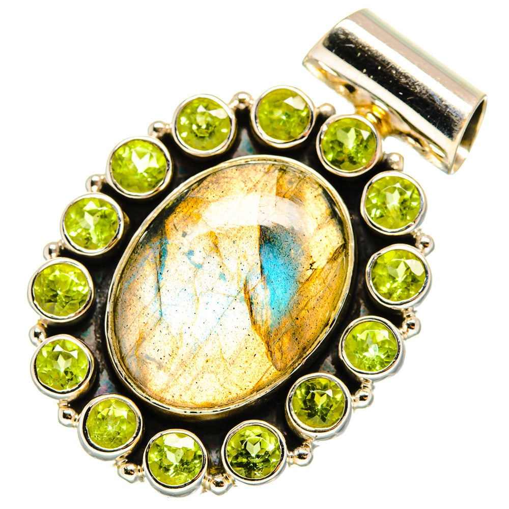 Labradorite Pendants handcrafted by Ana Silver Co - PD10133