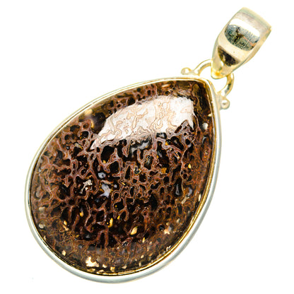 Dinosaur Bone Pendants handcrafted by Ana Silver Co - PD10138