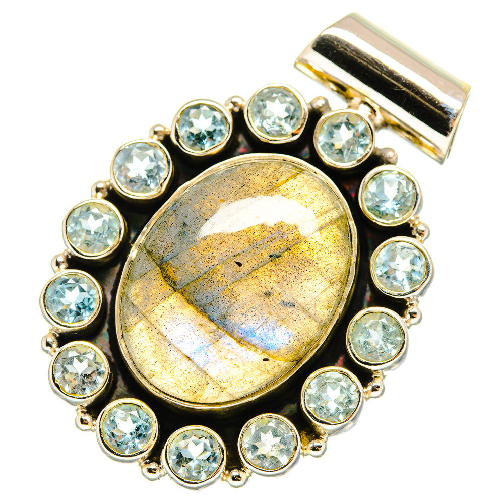 Labradorite Pendants handcrafted by Ana Silver Co - PD10148
