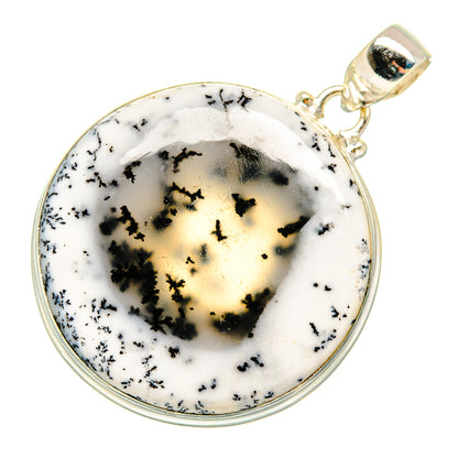 Dendritic Opal Pendants handcrafted by Ana Silver Co - PD10151