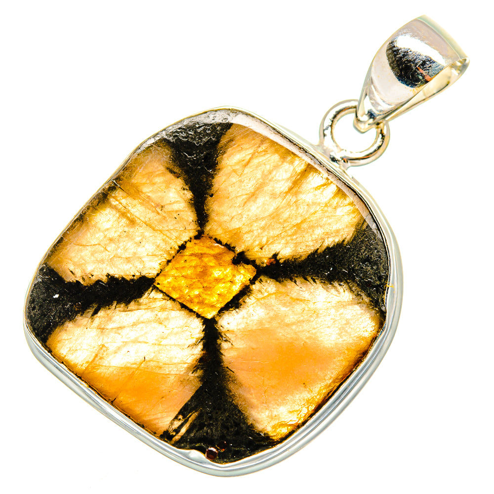 Chiastolite Pendants handcrafted by Ana Silver Co - PD10157